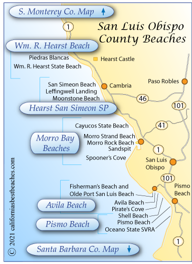 pismo beach california map