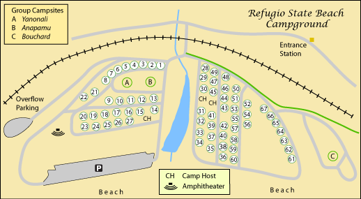 El Capitan Beach And Refugio Beach Camping