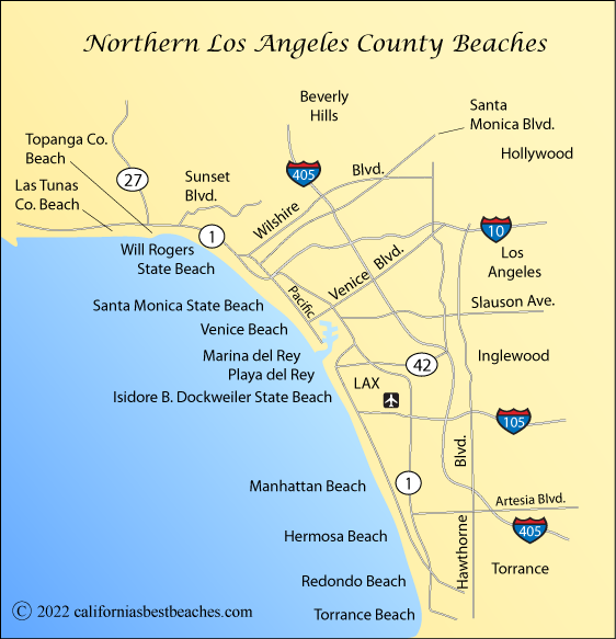 MICHELIN Santa Monica map - ViaMichelin