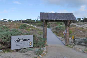 entrance to Asilomar Conference Grounds, Pacific Grove, CA