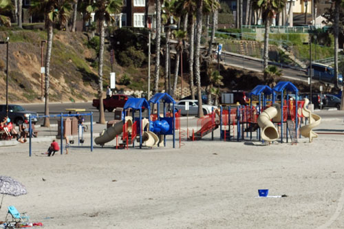 Oceanside Beach playground, San Diego County, CA