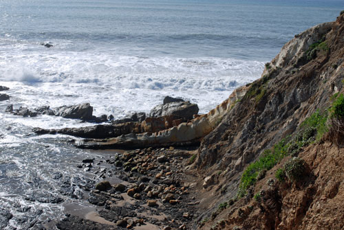 rocks at Schooner Bulch Beach, Mendocino County, CA