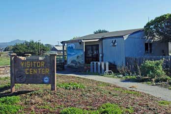 visitor center at Francis Beach, Half Moon Bay, CA