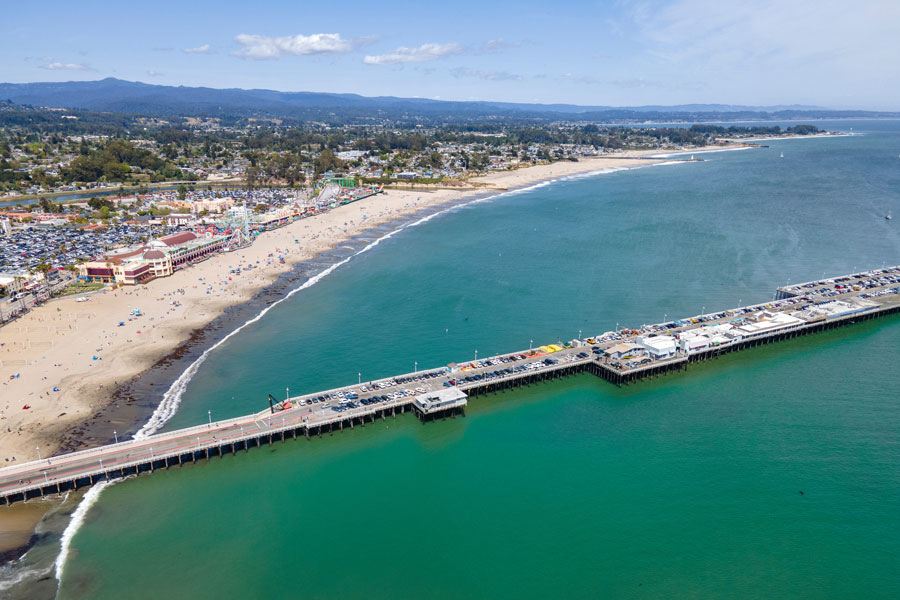 Santa Cruz  Beach, Santa Cruz County, California