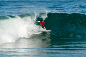 Surfer at Huntington Beach, Orange County, CA