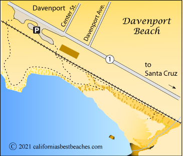 Davenport Beach, Davenport,  CA