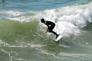 Doheny Beach surfer, Orange County, CA