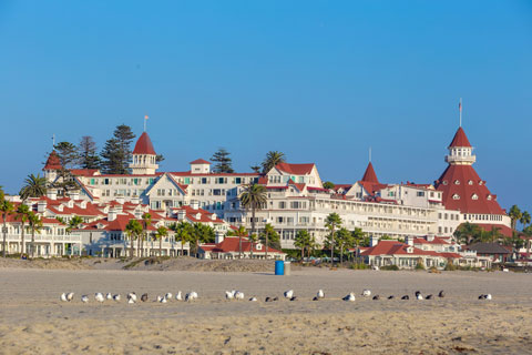 Hotel del Coronado, Coronado Beach, San Diego County, California