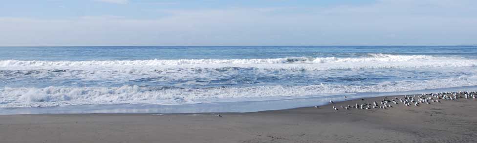 ocean waves, Santa Barbara County, California