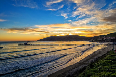 Avila Beach and Pier, San Luis Obispo County, CA