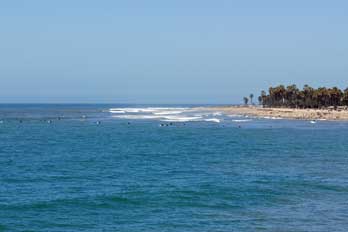Surfer's Point near San Buenaventura Beach, Ventura County, CA